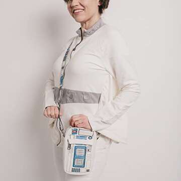 Star Wars Bag, Crossbody, R2-D2, Bounding, Vegan Leather