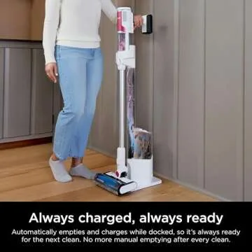 SHARK Clean & Empty Cordless Stick Vacuum Cleaner, Auto-Empty System, Self Cleaning Brushroll, HEPA ...