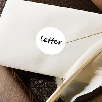 2 inch Circle Direct Thermal Perforated Stickers Labels, 800PCS Self-Adhesive Round Direct Thermal Labels, Suitable for DIY Logo Design, Business,Name Tag, Inventory and Color Coding-800 Labels/1 Roll