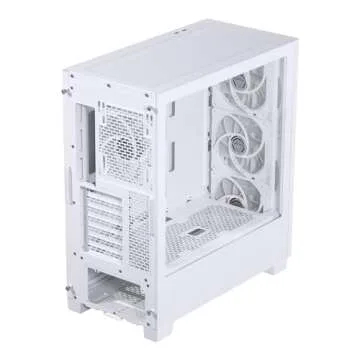 Phanteks XT Pro Ultra, Mid-Tower Gaming Chassis, 4X M25-140 Fans Included, High Airflow Performance Mesh, Tempered Glass Window, USB-C 3.2 Gen2 (White)