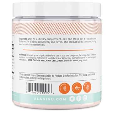 Alani Nu BCAA Hawaiian Shaved Ice | Branch Chain Essential Amino Acids | 2:1:1 Formula | Supplement Powder | Muscle Recovery Vitamins for Post-Workout | 30 Servings