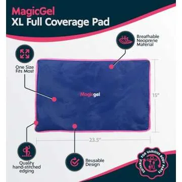 Extra Large Reusable Ice Pack for Full Body Pain Relief