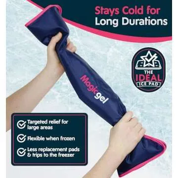 Extra Large Reusable Ice Pack for Full Body Pain Relief