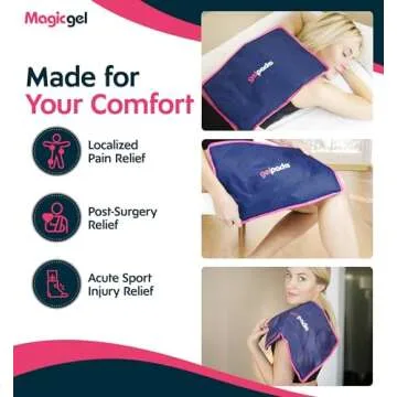 Extra Large Reusable Ice Pack for Full Body Pain Relief