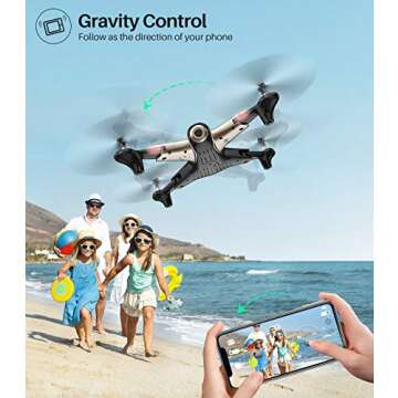 SYMA Drone with 1080P FPV Camera,Optical Flow Positioning,Tap Fly,Altitude Hold,Headless Mode,3D Flips,2 Batteries 40mins Flying UFO Remote Control Quadcopter for Kids Beginners