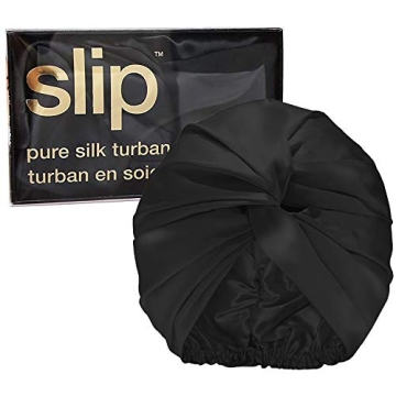 Slip Silk Turban - Luxurious Hair Protection Made from 100% Mulberry Silk, Perfect for Curly & Thick...