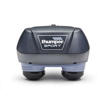 Thumper Sport Percussive Massager - Deep Tissue Home use Massager for Muscles, Back, Shoulders, Legs...