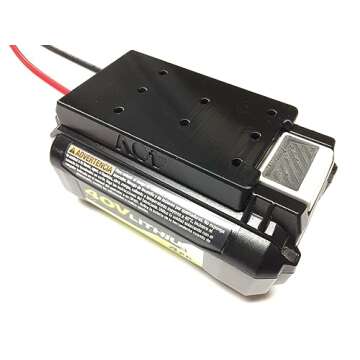 10AWG Adapter for 40V Ryobi Lithium-ion Battery Dock Power Connector Wire Robotics