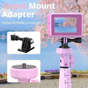 UBeesize 62" Phone Tripod & Selfie Stick, Camera Tripod Stand with Wireless Remote and Phone Holder,Compatible with iPhone Android Phone, Perfect for Selfies/Video Recording/Live Streaming Pink