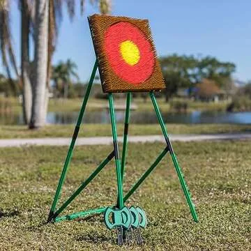 EastPoint Axe Throw Target Game Set for Indoors and Outdoors