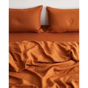 Bed Threads - Linen Pillowcases - 100% French Flax Linen - Luxury & Eco-Friendly - Breathable, Natur...