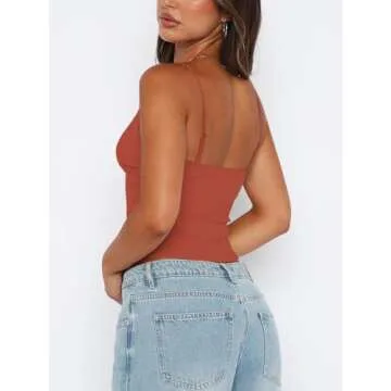 Trendy Summer Cropped Tank Top - Y2K Cami for Women