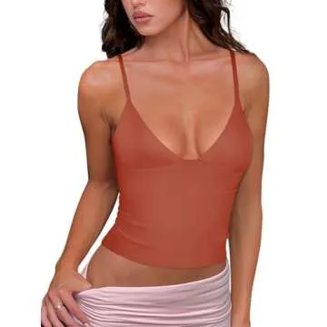 Trendy Summer Cropped Tank Top - Y2K Cami for Women