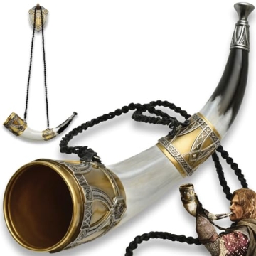 United Cutlery Lord of The Rings Horn of Gondor - Officially Licensed Accurate Movie Replica, Cast P...