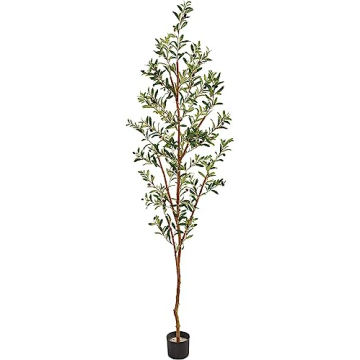 82” Olive Artificial Silk Tree by Nearly Natural - Realistic Decor