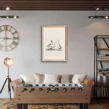 Vintage Duck Wall Art Prints Minimalist Abstract Animal Picture for Wall Decor Antique Vintage Painting Farmhouse Wall Decor Country Farm Animal Artwork for Living Room Kitchen Decor -16x24inch Poster