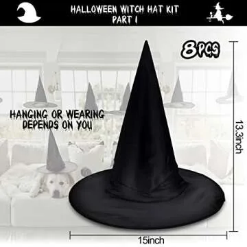 LINAYE Halloween Witches Hat Kit: Complete Decor Set