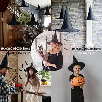 LINAYE Halloween Witches Hat Kit: Complete Decor Set