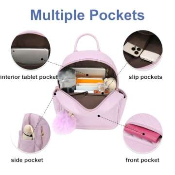 Trendy Girls Mini Backpack Purse for Everyday Use