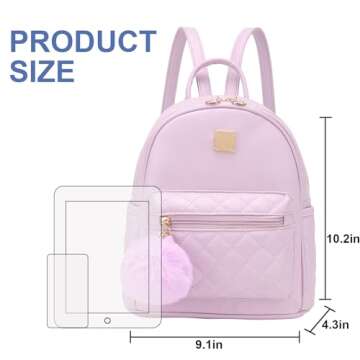 Trendy Girls Mini Backpack Purse for Everyday Use