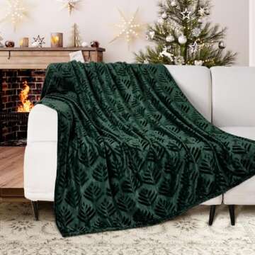 Exclusivo Mezcla Fleece Throw Blanket - Soft & Cozy All Season Use, 50x60 Inch