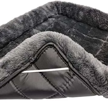 Midwest Quiet Time Bolster Gray Dog Bed, 18" L X 12" W, XX-Small