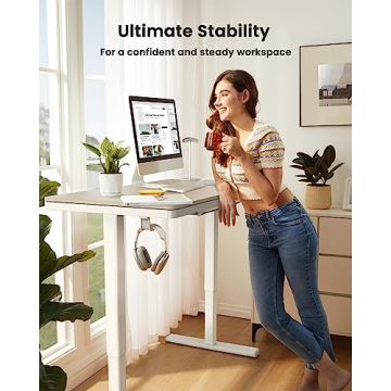 ErGear Electric Standing Desk with USB Ports and Drawers