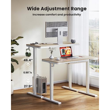 ErGear Electric Standing Desk with USB Ports and Drawers