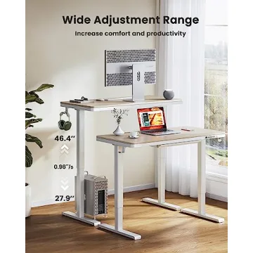 ErGear Electric Standing Desk with USB Ports and Drawers