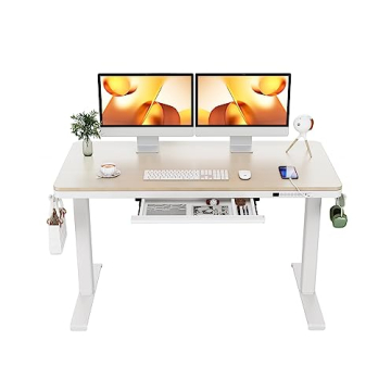 ErGear Electric Standing Desk with USB Ports and Drawers
