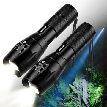 BINWO Flashlight 4-Pack Powerful Waterproof LED Flashlights