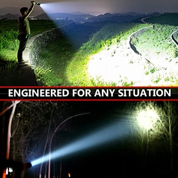 BINWO Flashlight 4-Pack Powerful Waterproof LED Flashlights