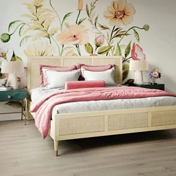 TOV Furniture Sierra Queen Bed - Rubberwood Beauty