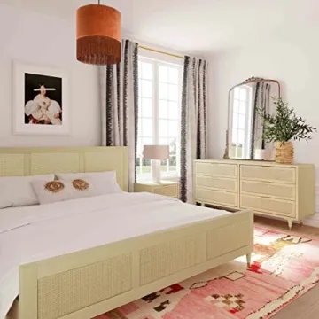 TOV Furniture Sierra Queen Bed - Rubberwood Beauty