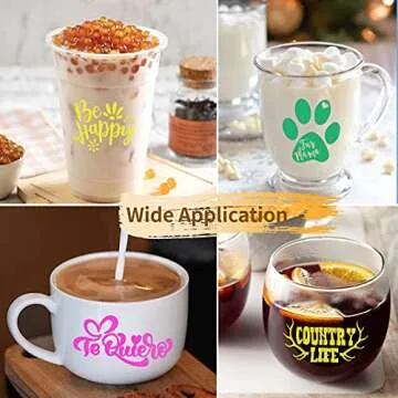 HTVRONT Color Changing Vinyl - 8 Pack Permanent Adhesive