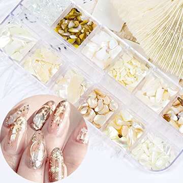 Natural Seashell Slices for Stunning Nail Art Designs