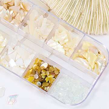 Natural Seashell Slices for Stunning Nail Art Designs