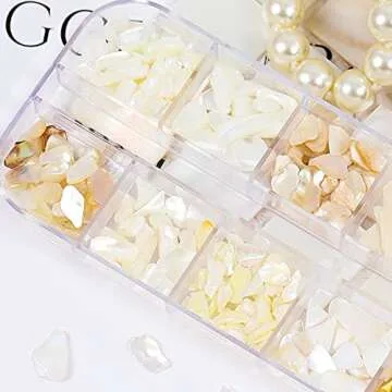 Natural Seashell Slices for Stunning Nail Art Designs