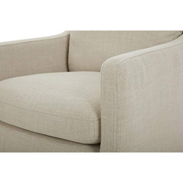 Stone & Beam Vivianne Modern Upholstered Dining Chair with Casters