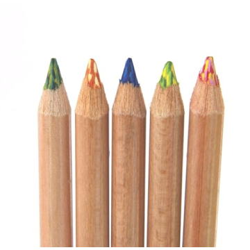Koh-I-Noor Tri-Tone Multicolor Pencil Set for Art Enthusiasts
