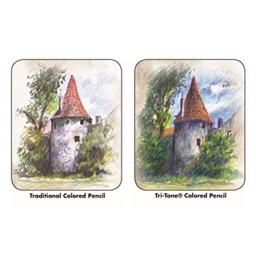 Koh-I-Noor Tri-Tone Multicolor Pencil Set for Art Enthusiasts