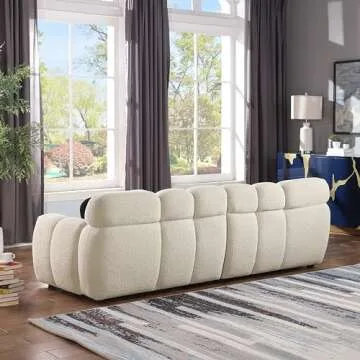 Stylish 3 Seater Boucle Loveseat Sofa for Modern Homes