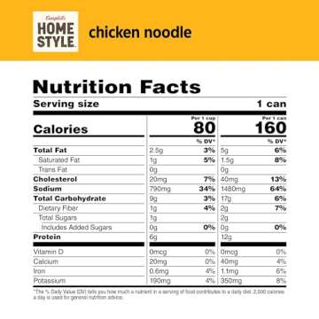 Campbell's Homestyle Chicken Noodle Soup, 16.1 OZ Can