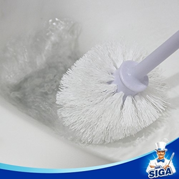 MR.SIGA Toilet Bowl Brush and Caddy Set - Pack of 2