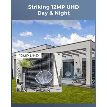 Reolink 12MP Security Camera System – 8 H.265 Cameras, Night Vision & Smart Detection