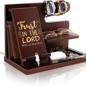 Wood Phone Docking Station - Personalized & Stylish