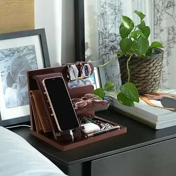 Wood Phone Docking Station - Personalized & Stylish