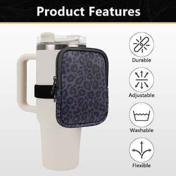 Stylish YR Water Bottle Pouch for Stanley Tumblers