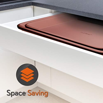 NutriChef Nonstick Baking Sheets - Perfect for Cookies & More