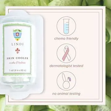 Lindi Skin: Cooler Roll - Cooling Hydro-Gel Formulated To Reduce Redness And Inflammation (1 Roll, 4 in. wide x 60 in. long)
